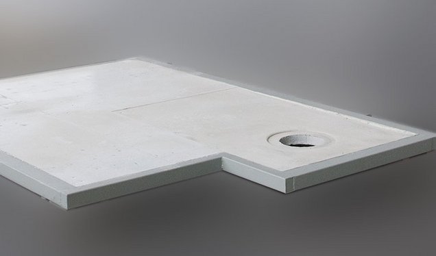 Betonboden mit integriertem Ablauf